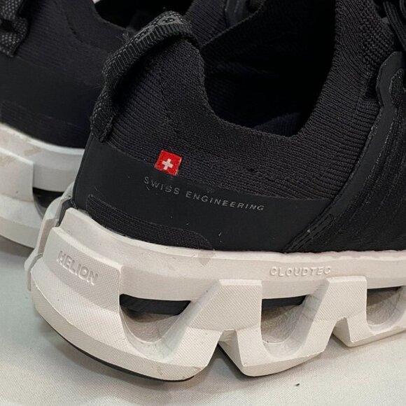 On Cloudswift Black White Running Shoes Women’s 8.5 EU 40 Helion CloudTec - Picture 11 of 13